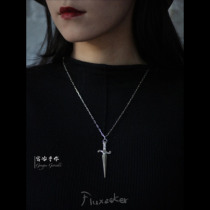 Temporary No Spot] fluxeeker | Palace Metallurgical Pure Silver Handmade Sword Necklace