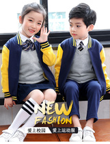 New primary school childrens first grade class clothes school uniforms Autumn Winter Kindergarten Garden clothes Sports Baseball Uniform Spring Autumn Suits