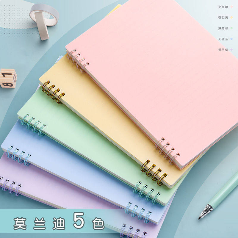 Heart ultra-thick B5 minimalist Cute Teenage Girl Not Benson Ben Wines Double Helix Coil Hand Notebook