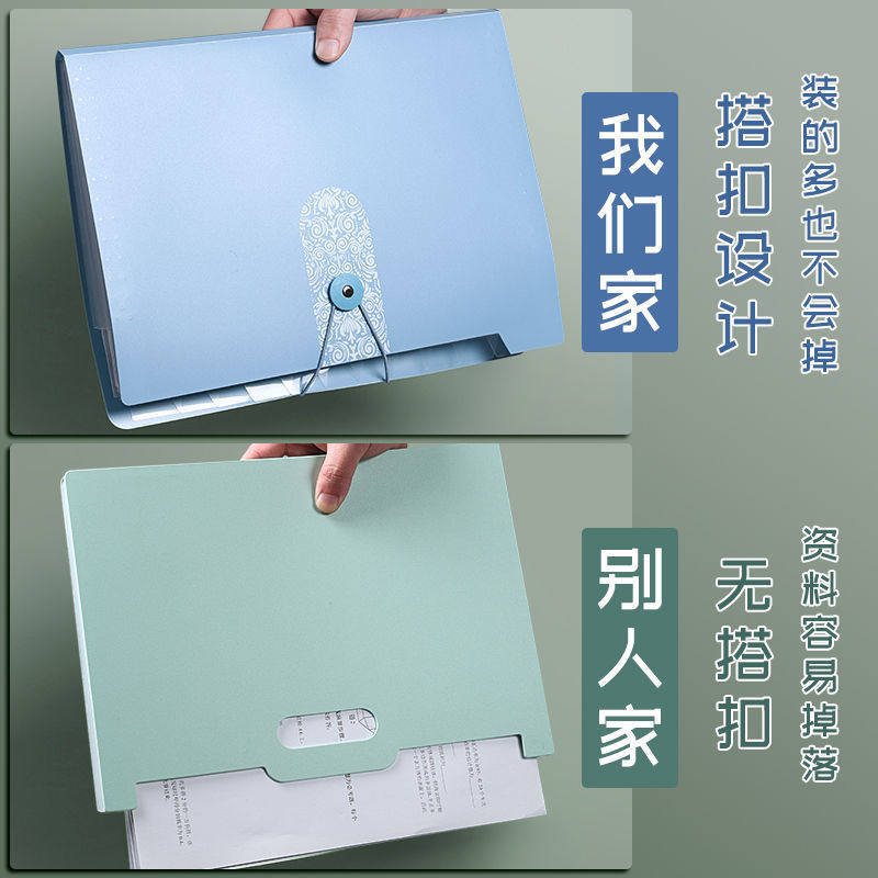 Multilayer with student organ information brochure Paper bag Divine Instrumental Rolls A4 Exam Paper Finishing Package Cashier Bag Folder