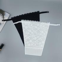 V-neck anti-exposure artifact one-piece tube top womens lace sexy bottoming seamless underwear breast cover summer