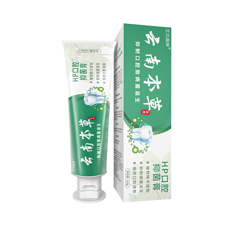 云南本草 幽门螺杆菌HP牙膏100G 图1