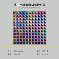 Фиолетовый 25мм выпуклый разноцветный золотой