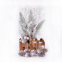 Simulation Pine Nuts Bouquet Christmas Tree Decoration Christmas Decorations Home Swing Pieces DIY Handmade Flower Ring Material