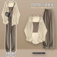 Рубашка, комплект, летняя одежда, длинная юбка, эффект подтяжки, подходит для подростков, в западном стиле