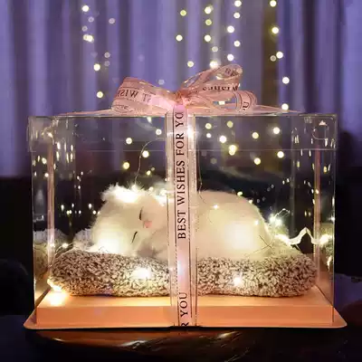 Car decoration interior supplies activated carbon nano-crystal particles simulation cat dog gift ornaments birthday