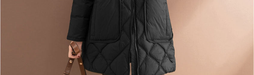 Длинный пуховик, куртка, средней длины, подходит для подростков, 2025 года, для среднего возраста 