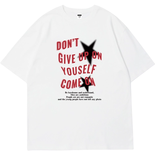 Летняя футболка с коротким рукавом в стиле хип-хоп, в американском стиле, короткий рукав, оверсайз