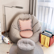 The arrangement of the girl in the room the small sofa the cute girl heart the bedroom the bedside the mini lazy person