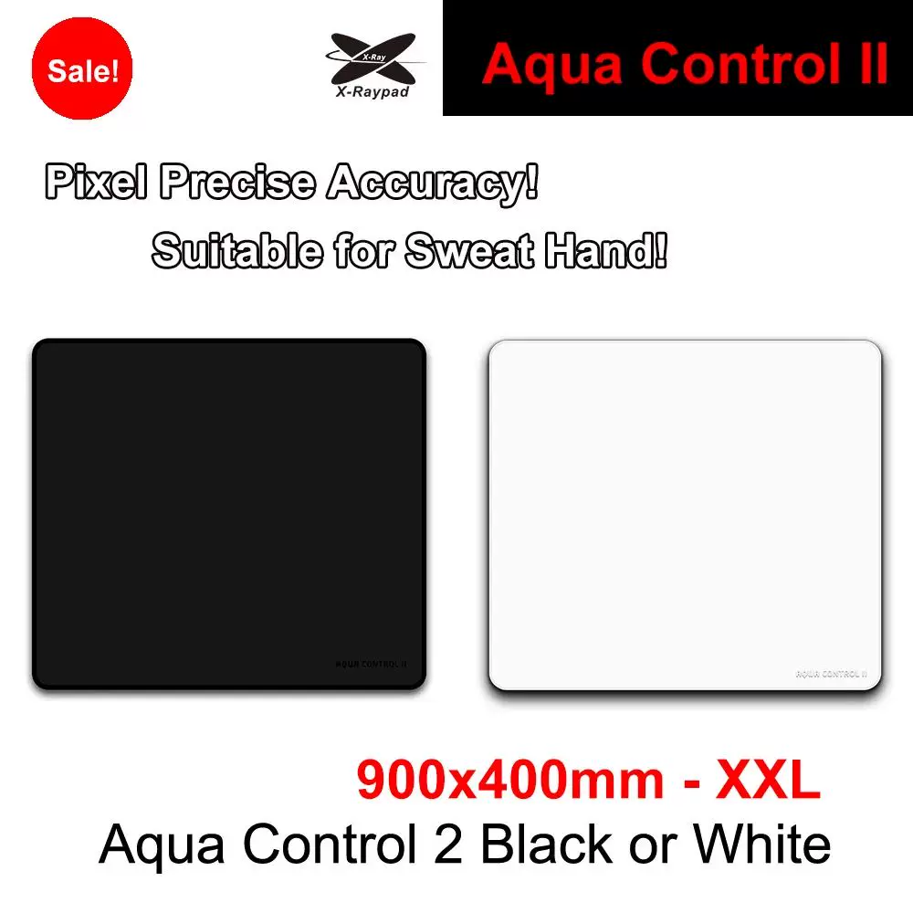 [900x400x4mm XXL X-raypad Aqua Control 2 Gaming Mouse Pads Bl]