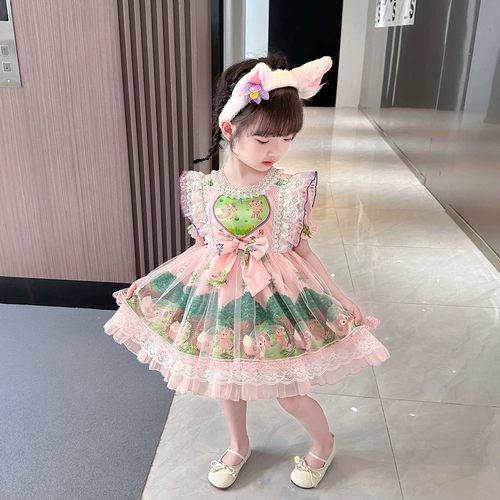 Дисней, летний наряд маленькой принцессы, стиль Лолита, в западном стиле, подарок на день рождения