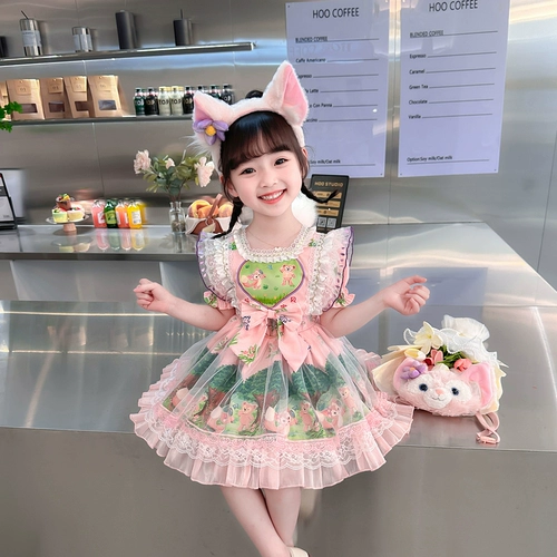 Дисней, летний наряд маленькой принцессы, стиль Лолита, в западном стиле, подарок на день рождения