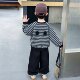 Boys' Spring Sports Suit 2026 New Stylish Striped Sweatshirt for Children, Cool Two-Piece Spring Outfit for Little Boys