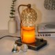 Liftable and timed melting wax lamp, fireless scented candle lamp, bedroom crystal atmosphere table lamp, melting candle diffuser night light