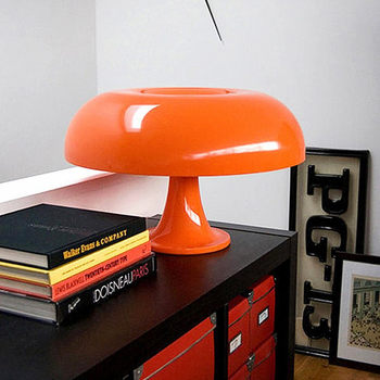 Vintage Mushroom Lamp Designer Table Lamp for Living Room, Bedroom, Bedside, Italian Table Lamp, Rechargeable Model