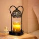 ins Girly Aromatherapy Wax Melting Lamp Timed Candle Melting Lamp Bedroom Candle Table Lamp Light Luxury Crystal Atmosphere Night Light