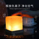 Himalayan Crystal Salt Lamp USB Rechargeable Square Sleep Aid Night Light Bedroom Office Decoration Feng Shui Table Lamp