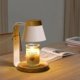 Simple aromatherapy candle wax lamp can be raised and lowered, timing candle lamp, bedroom sleep aid atmosphere lamp, table lamp, melt candle lamp, night light