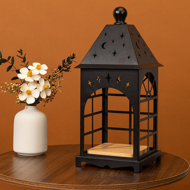 Nordic Simple Retro Wax Melting Lamp Aromatherapy Lamp Japanese Style Candle Melting Lamp Metal Iron Art Candle Melting Lamp Bedside Table Lamp