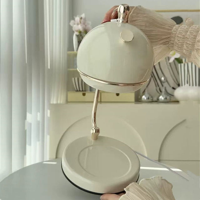 French-Style Creamy Aromatherapy Wax Melting Lamp, Timed Bauhaus Bedside Table Lamp, Light Luxury Candle Lamp, Warm Candle Lamp, Melting Candle Lamp