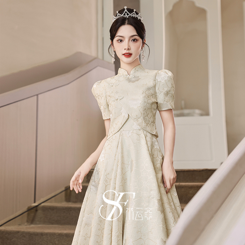 Vocal Arts Exam Evening Dress for Women, High-End Luxury Designer Elegant Princess 18Th Birthday Adult Ceremony Annual Party Dress
