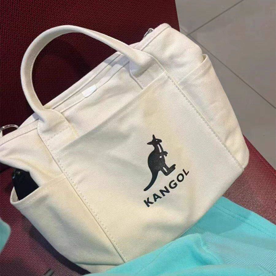 Мода холст kangol versatile large capacity canvas bag handbag tote bag OTHER