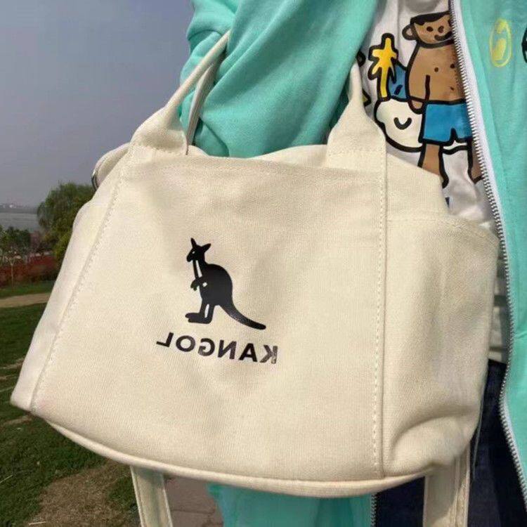 Мода холст kangol versatile large capacity canvas bag handbag tote bag OTHER