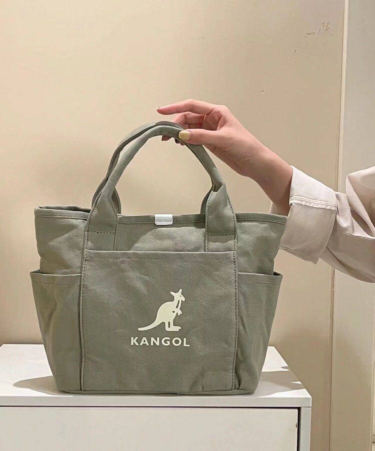 Мода холст kangol versatile large capacity canvas bag handbag tote bag OTHER