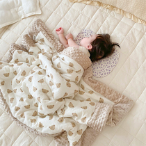 全棉时代宝宝春秋盖毯儿童空调被幼儿园被子秋冬婴儿棉被新生儿安