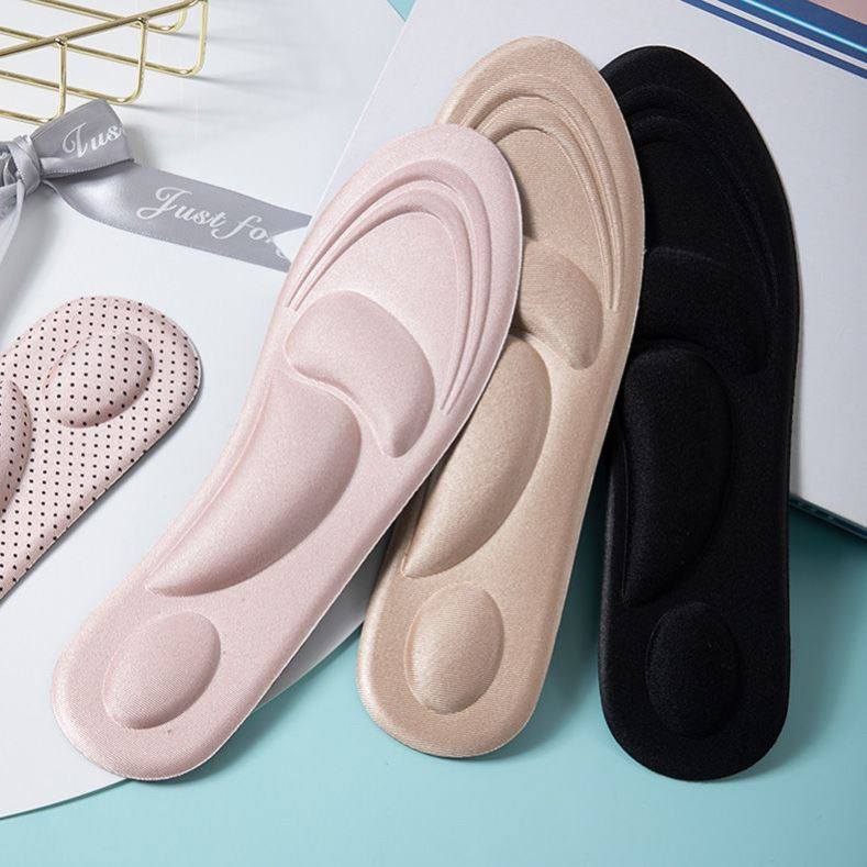 Long standing not tired sports insole men and women deodorant breathable arch soft sole insole comfortable shock absorption correction leg military training