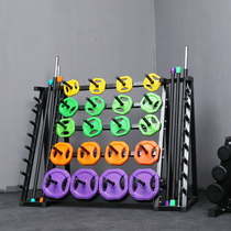 Gym commercial personal trainer jumping exercise barbell rack barbell plate display rack can hold 30 sets of 20 dumbbell racks for fitness