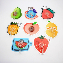 Cartoon Free Punch Powerful Viscose Glue Hook Creative Wall-mounted Rotatable Bathroom Door Post-No-Mark Glue Kitchen Hook