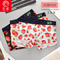 Mens underwear thin 2021 new sex confused cute cartoon sexy pink tide style boxer pants short pants