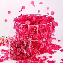 Wedding simulation rose petals wedding room decoration decoration supplies bed sprinkled flowers birthday wedding hand-thrown flower dance props