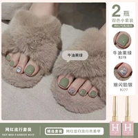 Avocado Green B278 + Fine Flash Platinum Silver B277 12ML