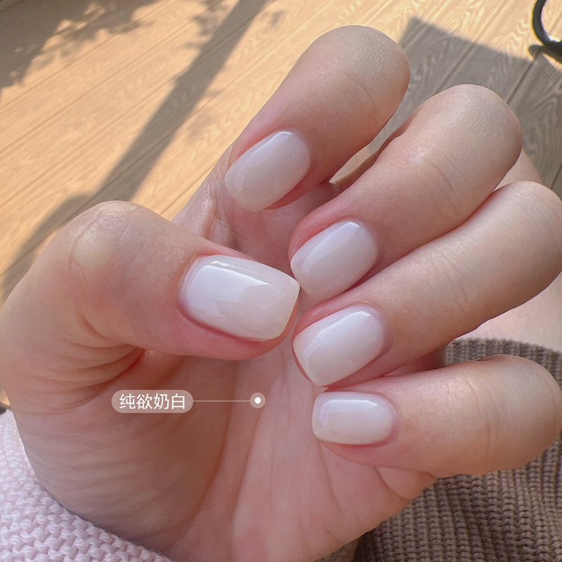Pure Desire Milky White Nail Polish Gel 2026 New Trend Internet Popular Ice Translucent Milky White Nail Art Special Phototherapy Gel