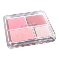 潦草化妆的精髓！腮红高光盘一体多用哑光高光提亮脸部氛围膨胀色