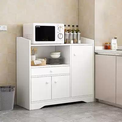 Kitchen cupboard storage cabinet double door cabinet storage cabinet with door storage cabinet floor small household simple dining cabinet