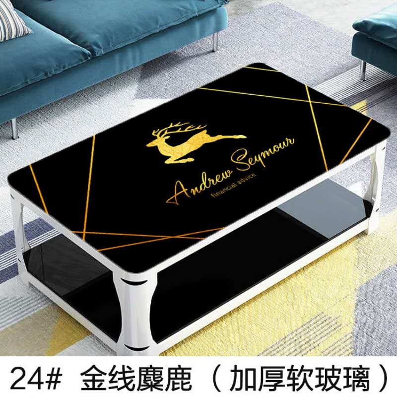 PVC new waterproof and oil-proof and scalding simple table mat table cloth household mat rectangular tea table cloth custom