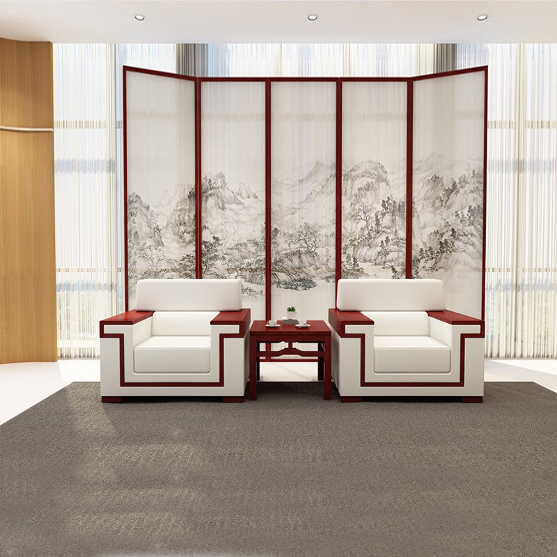 Office Sofa Sofa Guest Area Reception Office Leather Conference Fabric Single VIP Business Tea Several Combinations