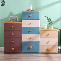  Cabinet shelf Large-capacity food kitchen bathroom combination storage cabinet Snacks Dormitory wardrobe Baby