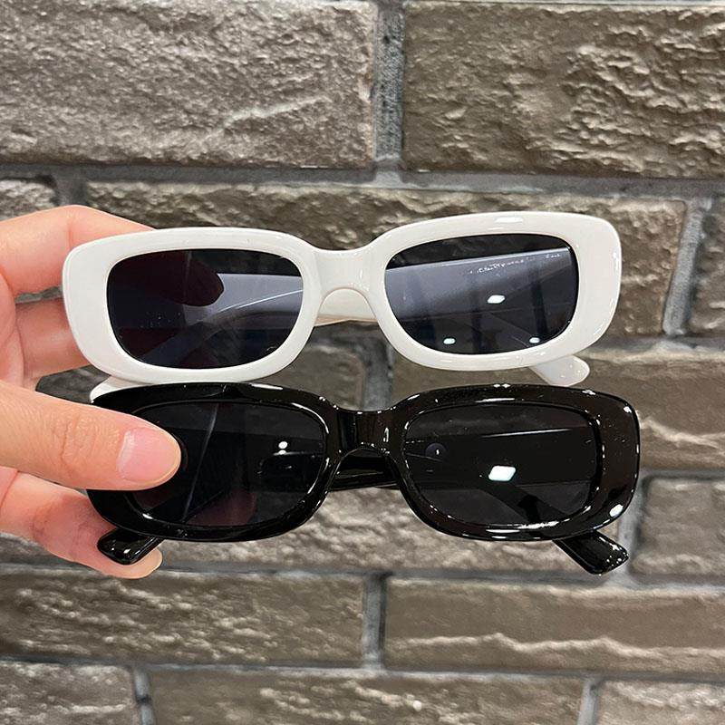 Japan Imported Children Sunglasses Boy Fashion Personality Small Frame White Sunglasses Girl Baby Retro Walk Show Pat-Taobao