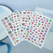 DIY Japanese Synchronized Thin Translucent Adhesive Manicure Stickers New Pink Valentine’s Day Series 2