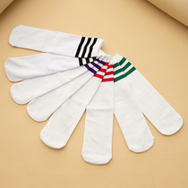 Kindergarten childrens mid-range socks mens and womens sports football socks baby cotton socks primary school uniforms socks Joker