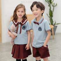 Primary school uniforms Summer Navy style men and women children graduation performance uniforms chorus class uniforms kindergarten uniforms