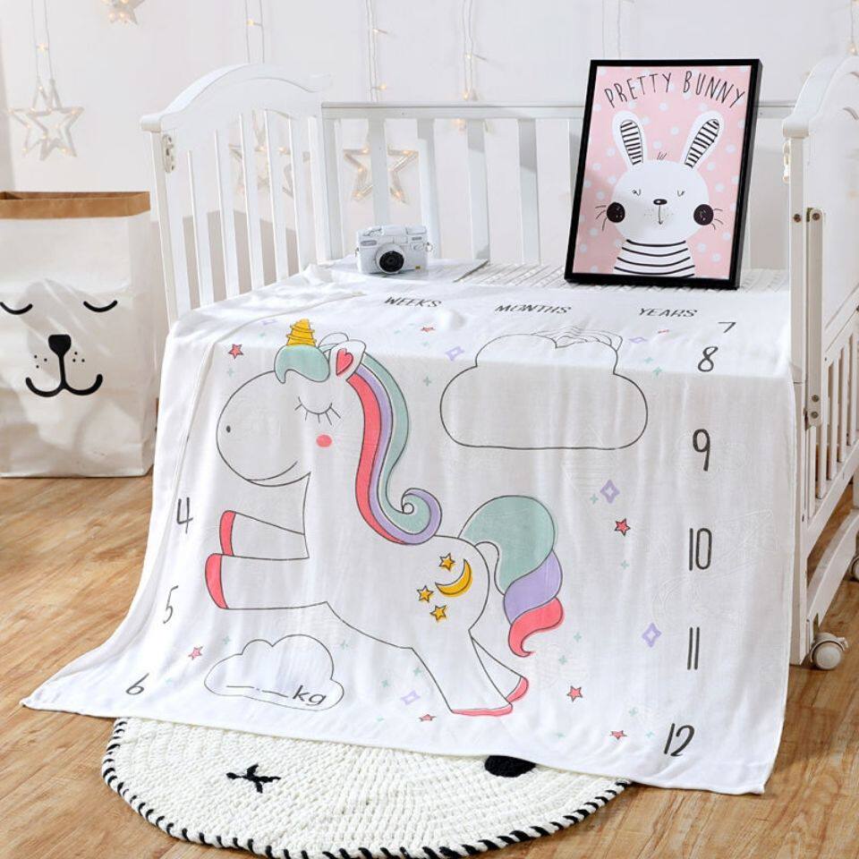 Baby summer cool feeling bamboo fiber baby blanket children's towel quilt hot style summer cool quilt baby bath towel