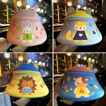 Childrens sunshade hat summer sunscreen boy sun hat baby girl summer thin new cute foreign air top hat