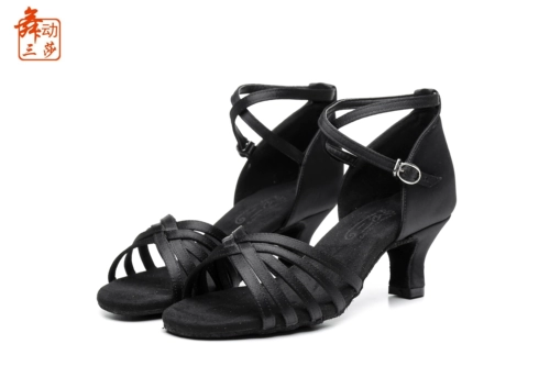 Подлинная санжа профессиональная латино -танцевальная обувь для взрослых дам