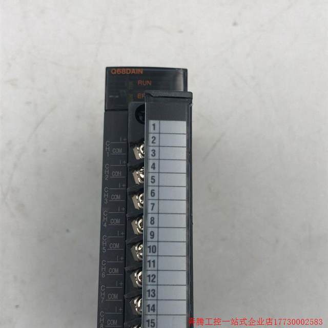 ສອບຖາມກ່ອນການປະມູນ: Original disassembled Mitsubishi Q series module Q68DAIN spot picture