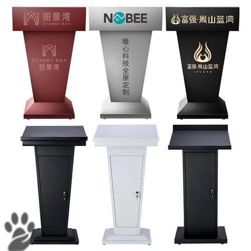 Stainless Steel Visiting Registration Consultation Desk Property Station Guard Desk L Yingbin Desk Reception Desk talk desk